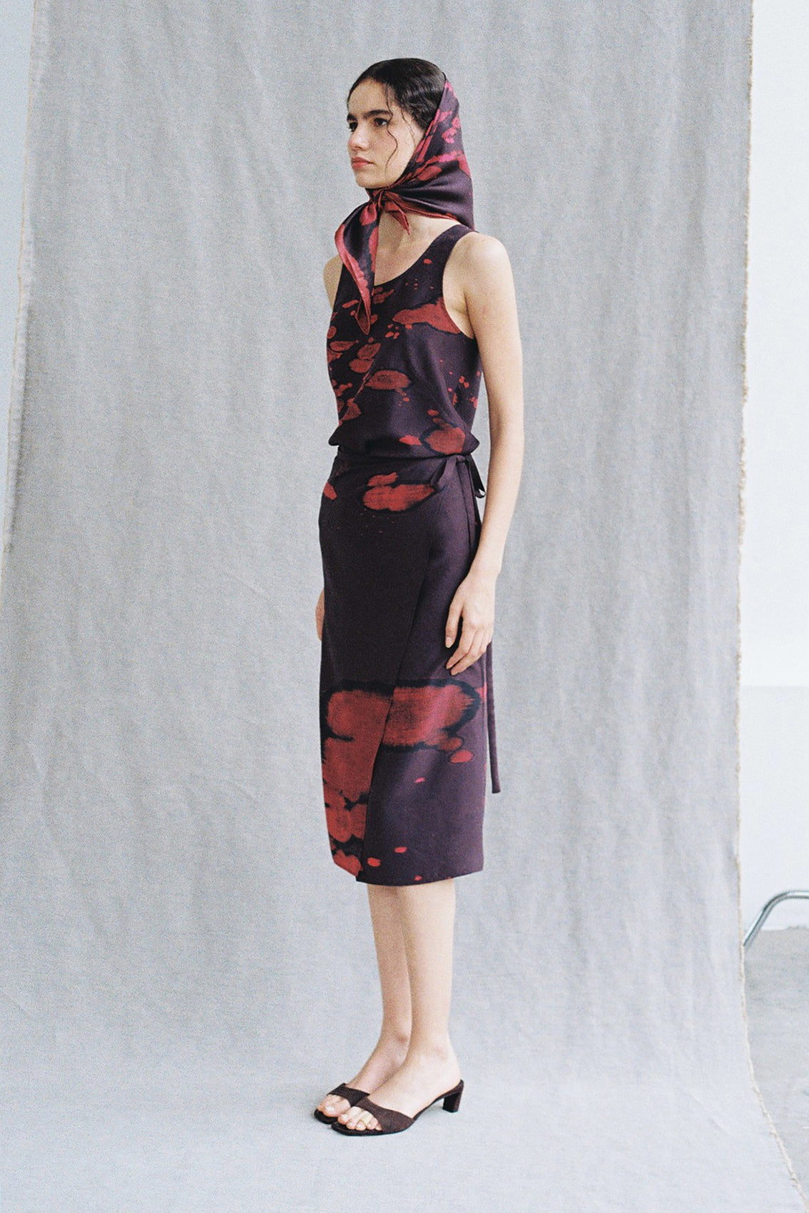 Bleach Printed Silk Skirt - Granada