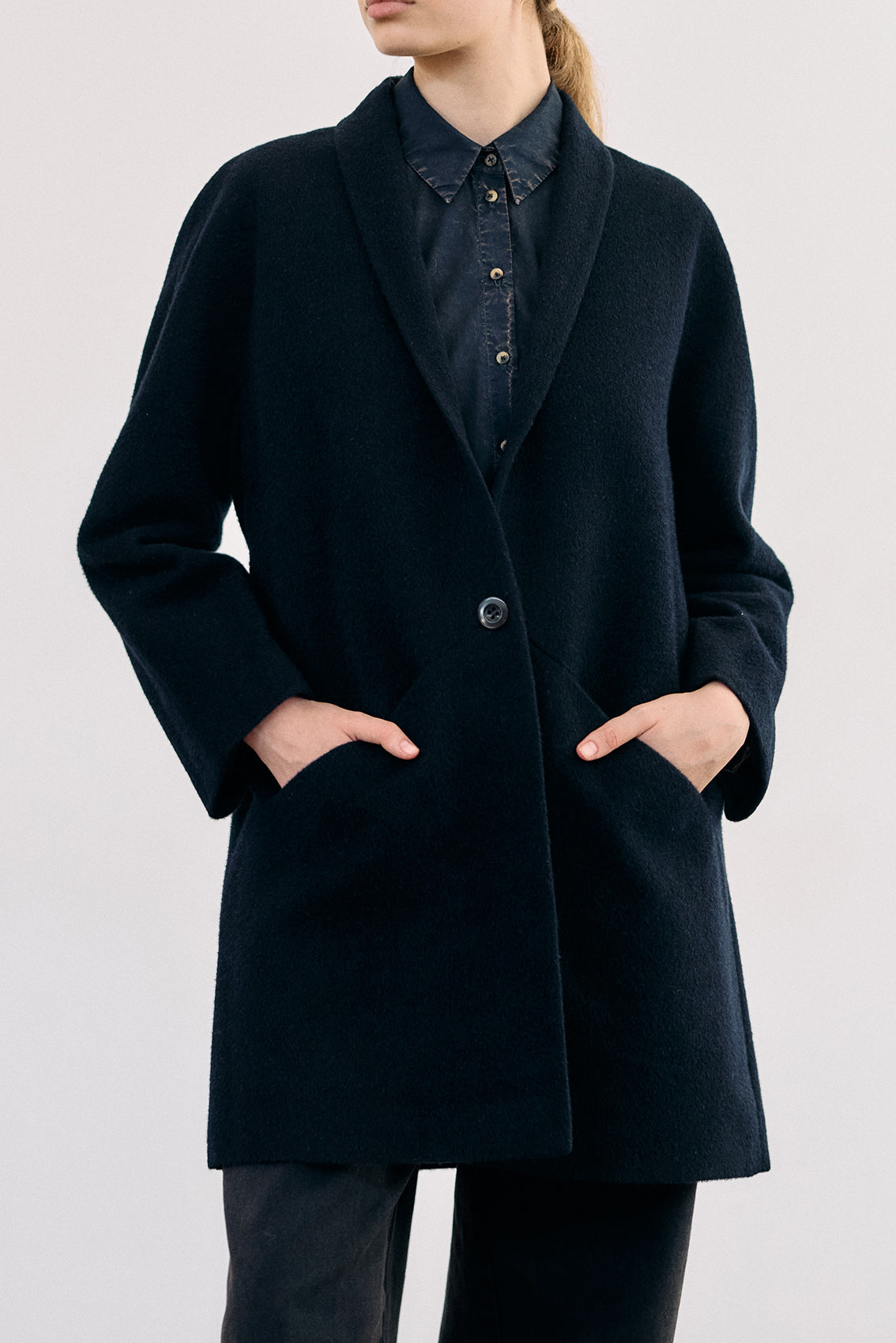 Short Baby Alpaca Coat