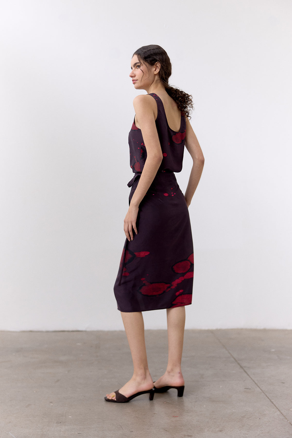 Bleach Printed Silk Skirt - Granada