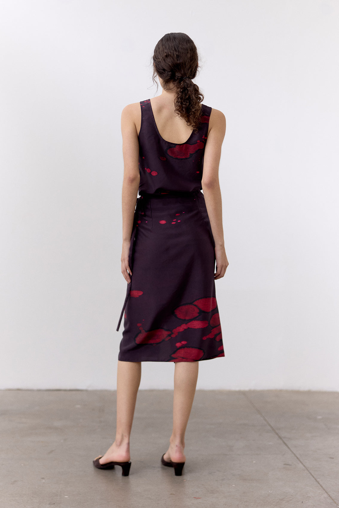 Bleach Printed Silk Skirt - Granada