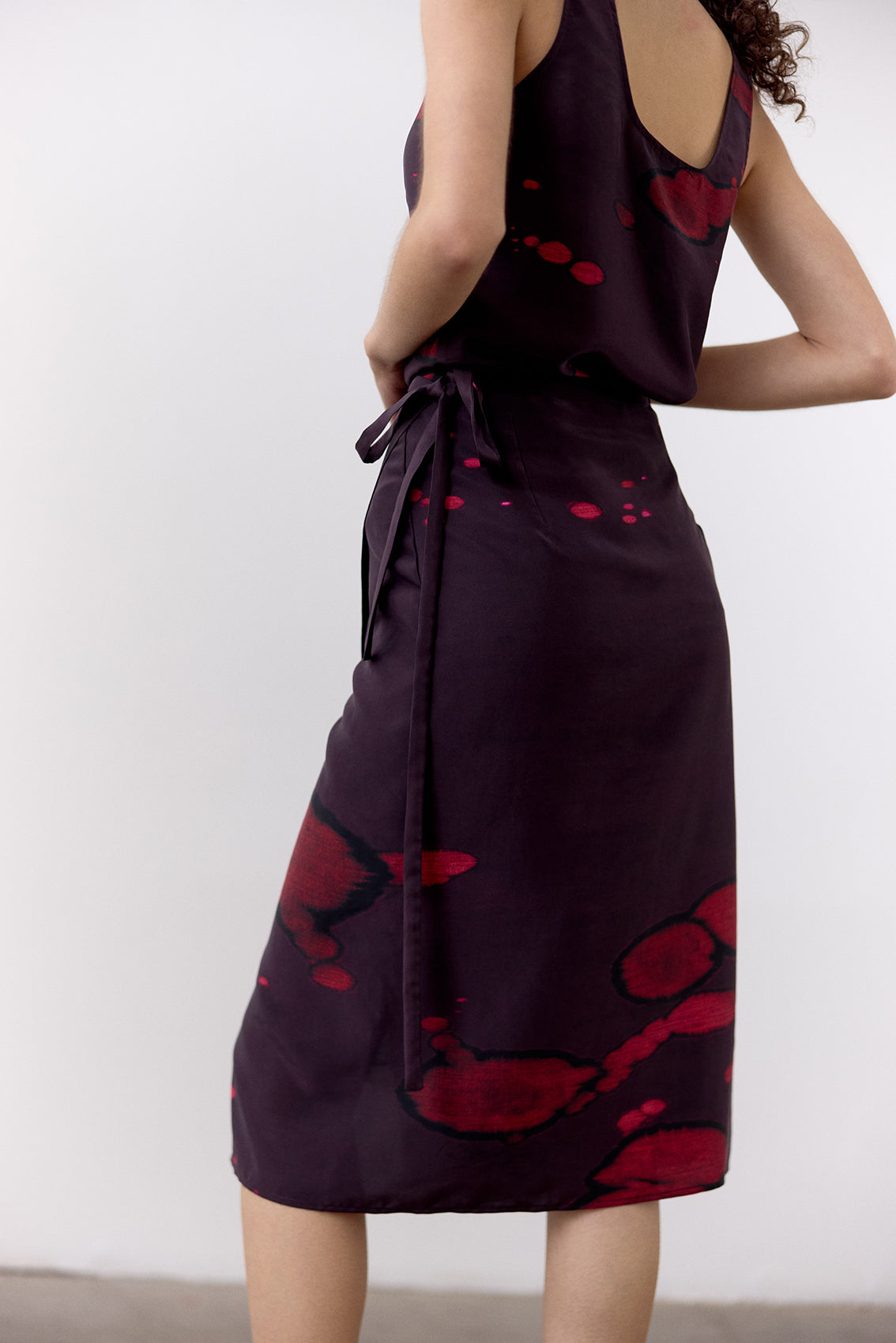 Bleach Printed Silk Skirt - Granada
