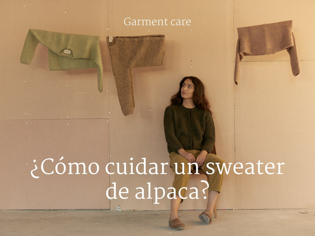 Garment care: How to wash an alpaca sweater?