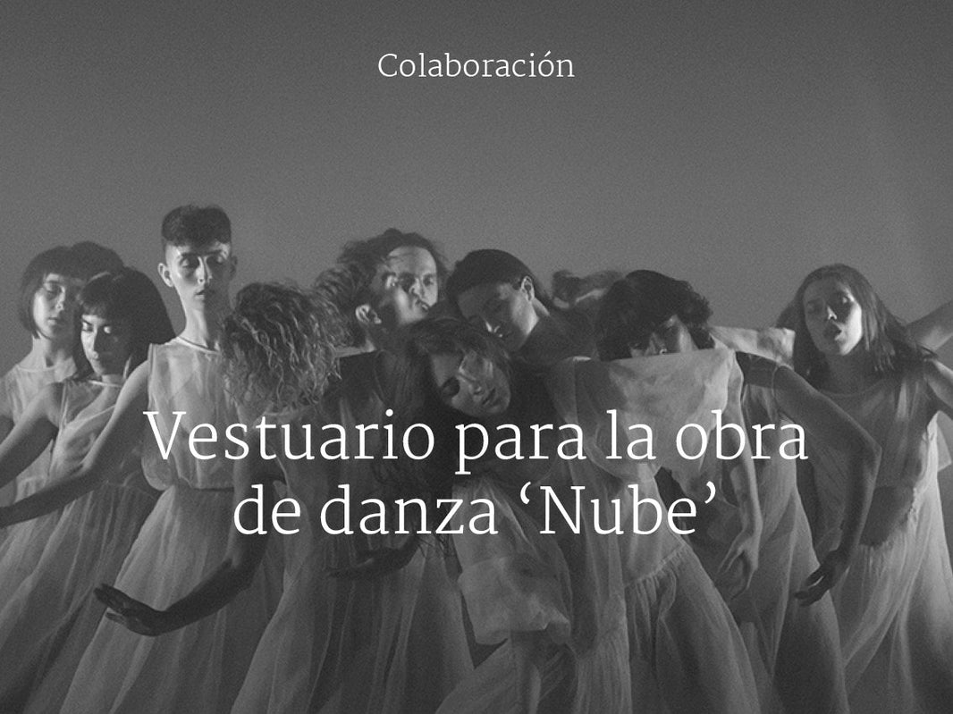 Vestuario de danza para la obra 'Nube'