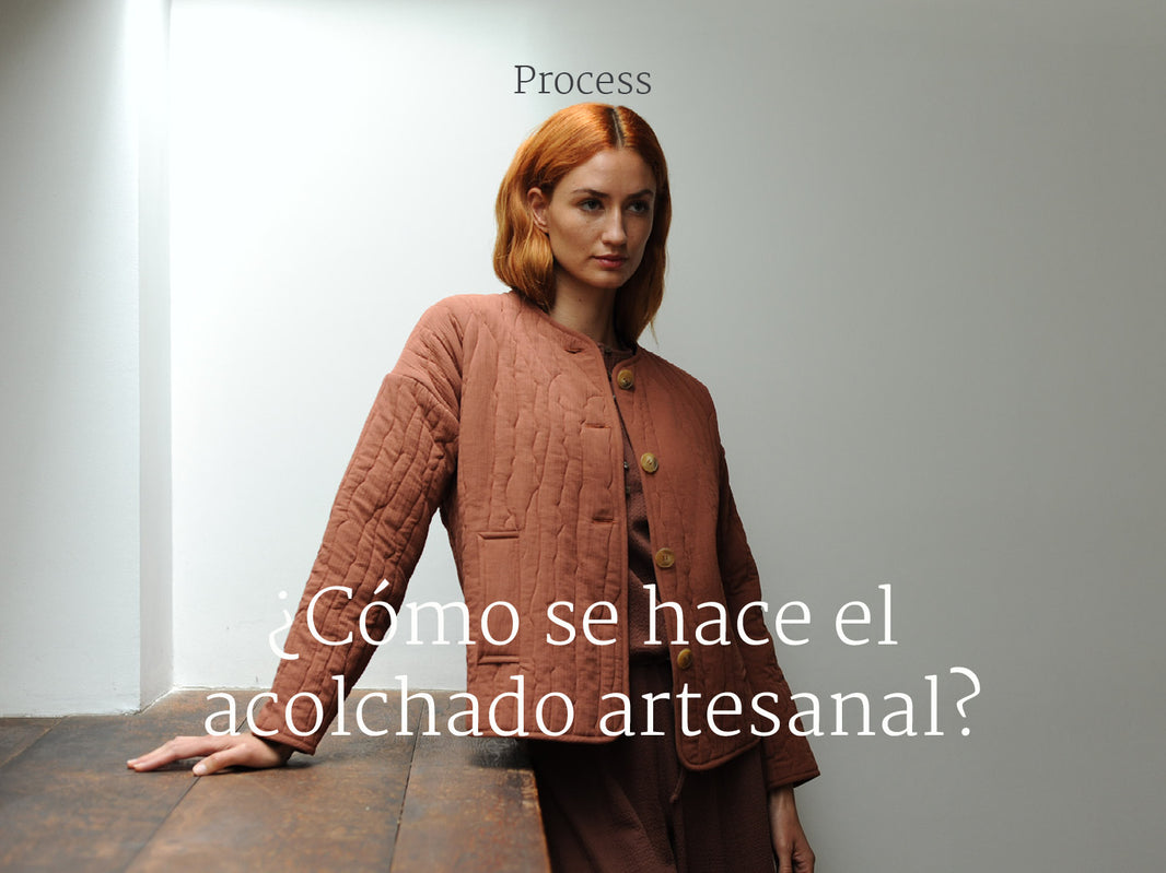 How is a quilted garment crafted?