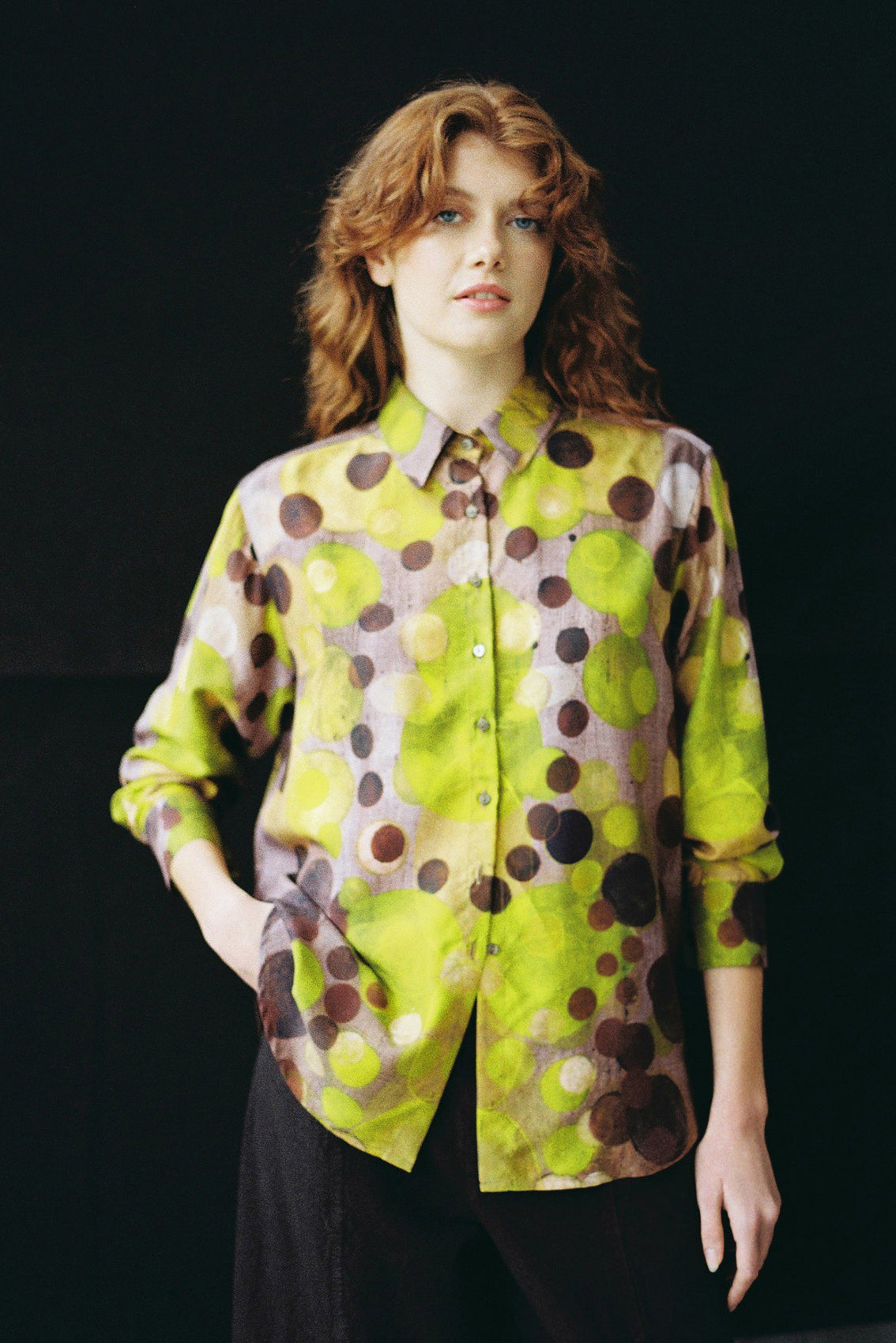 Silk Printed Blouse Paula Subercaseaux • SISA