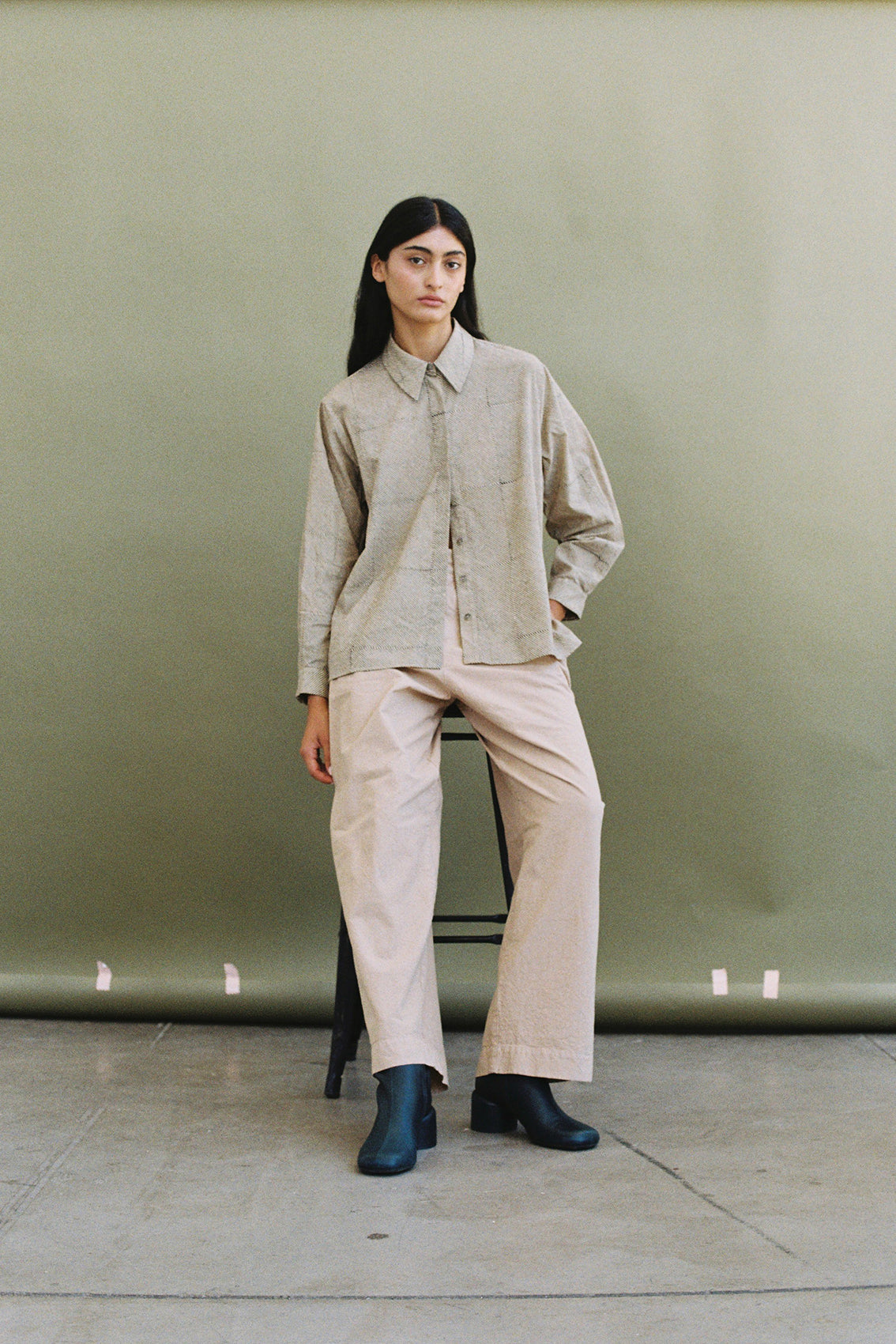 Blusa Oversized Algodón Block Print - Rayas [More coming SOON]