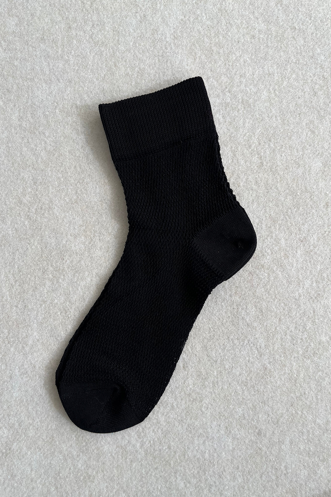 Black Mesh Socks