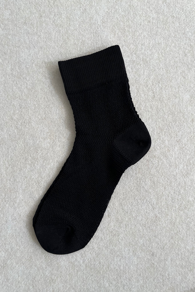 Black Mesh Socks