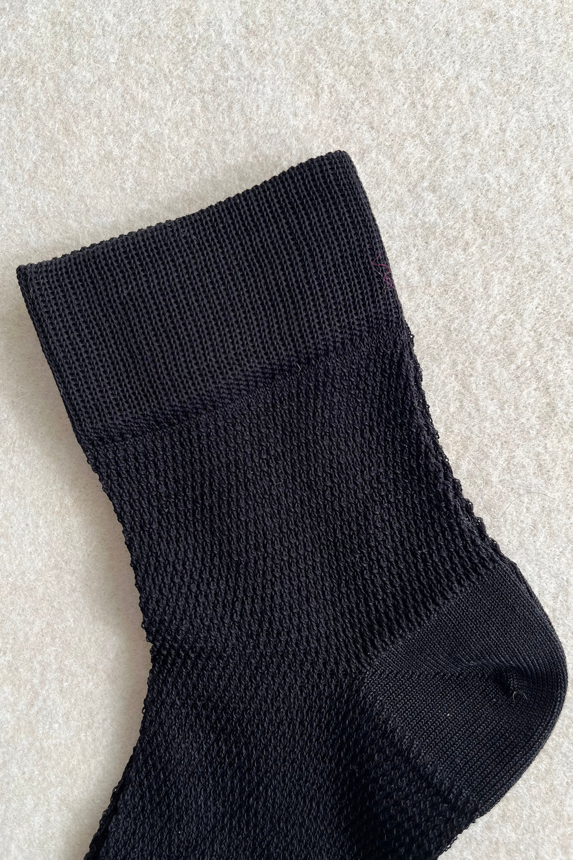Black Mesh Socks