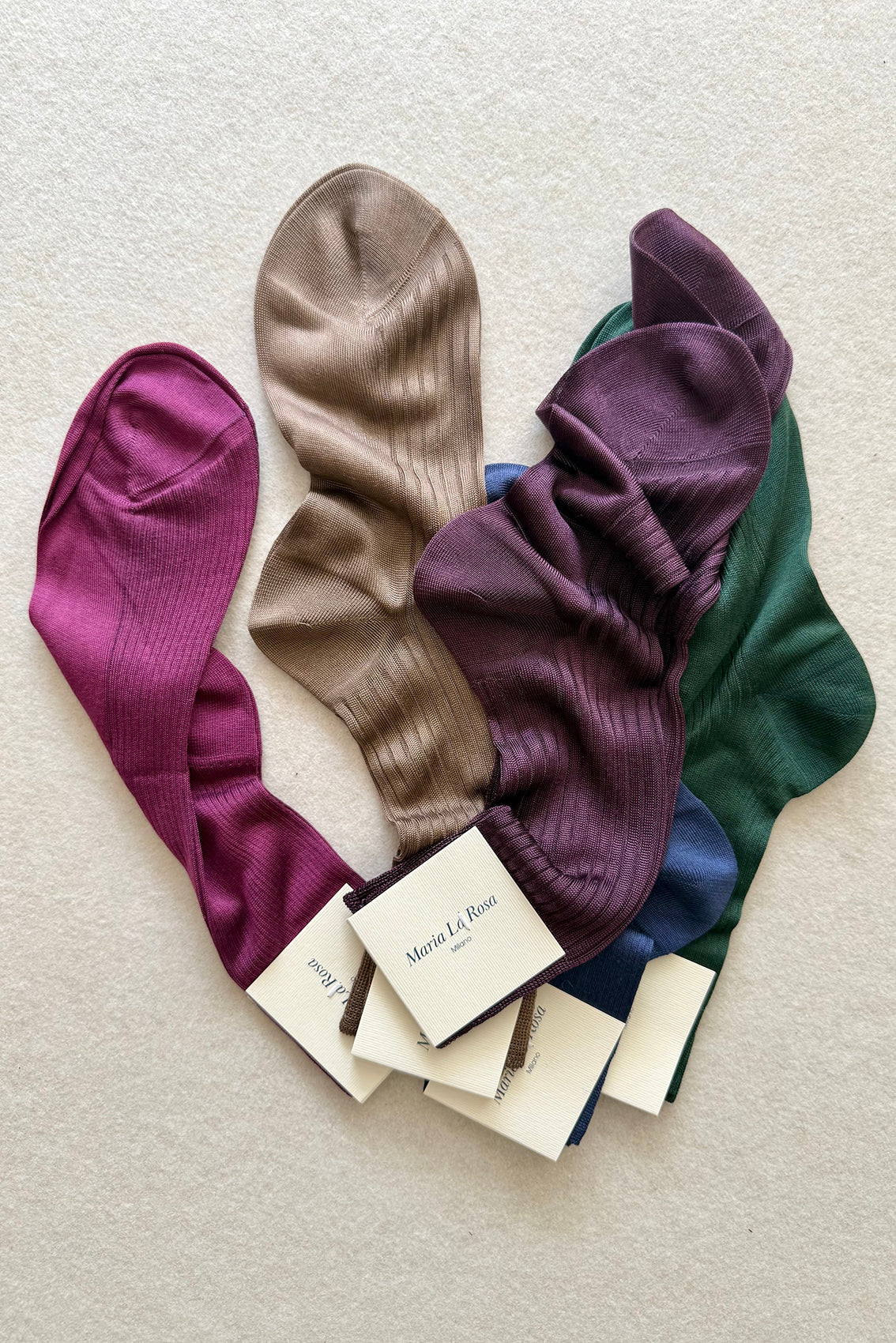 Calcetines Seda Maria La Rosa