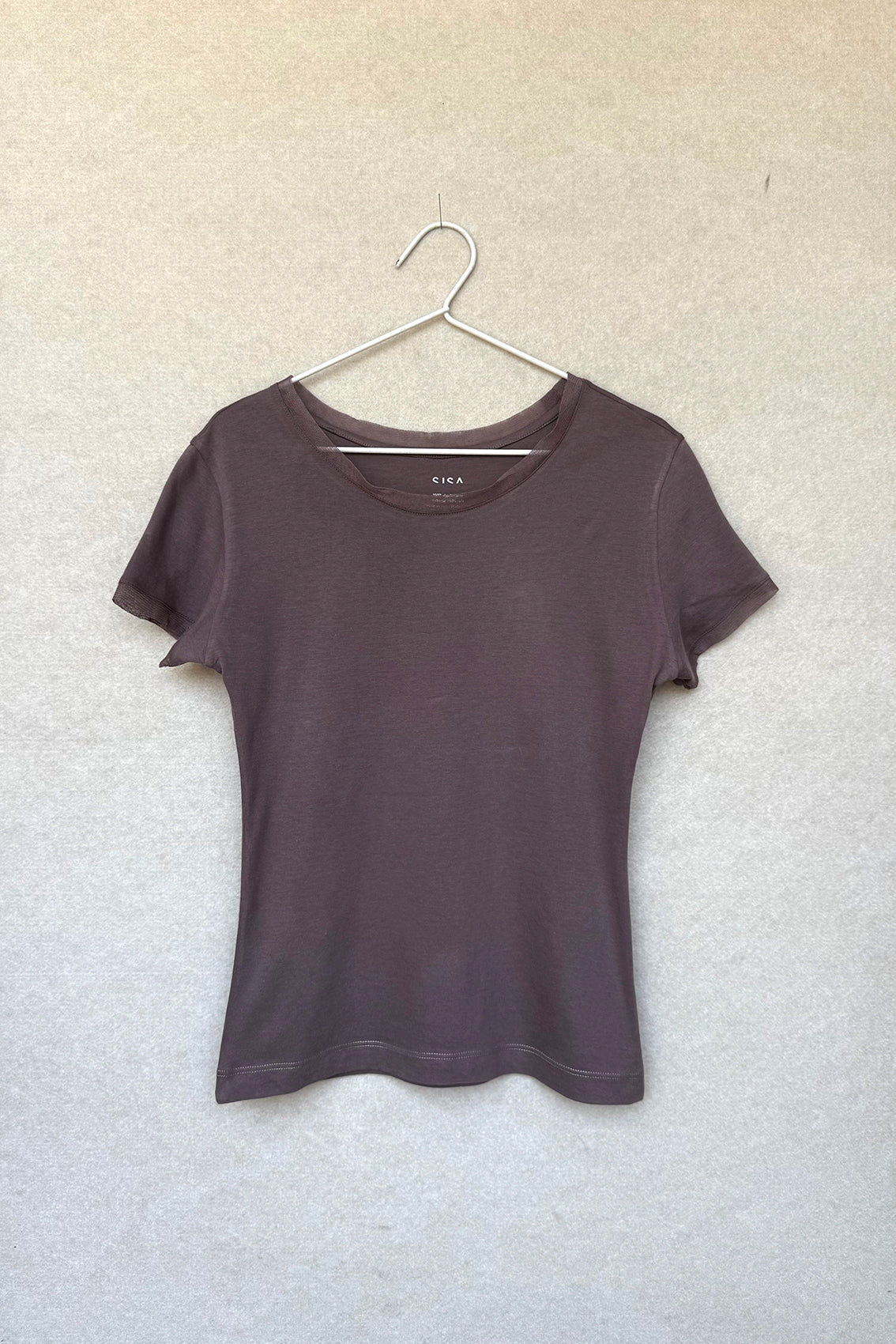 Silk Trim Pima Cotton T-Shirt - Trufa