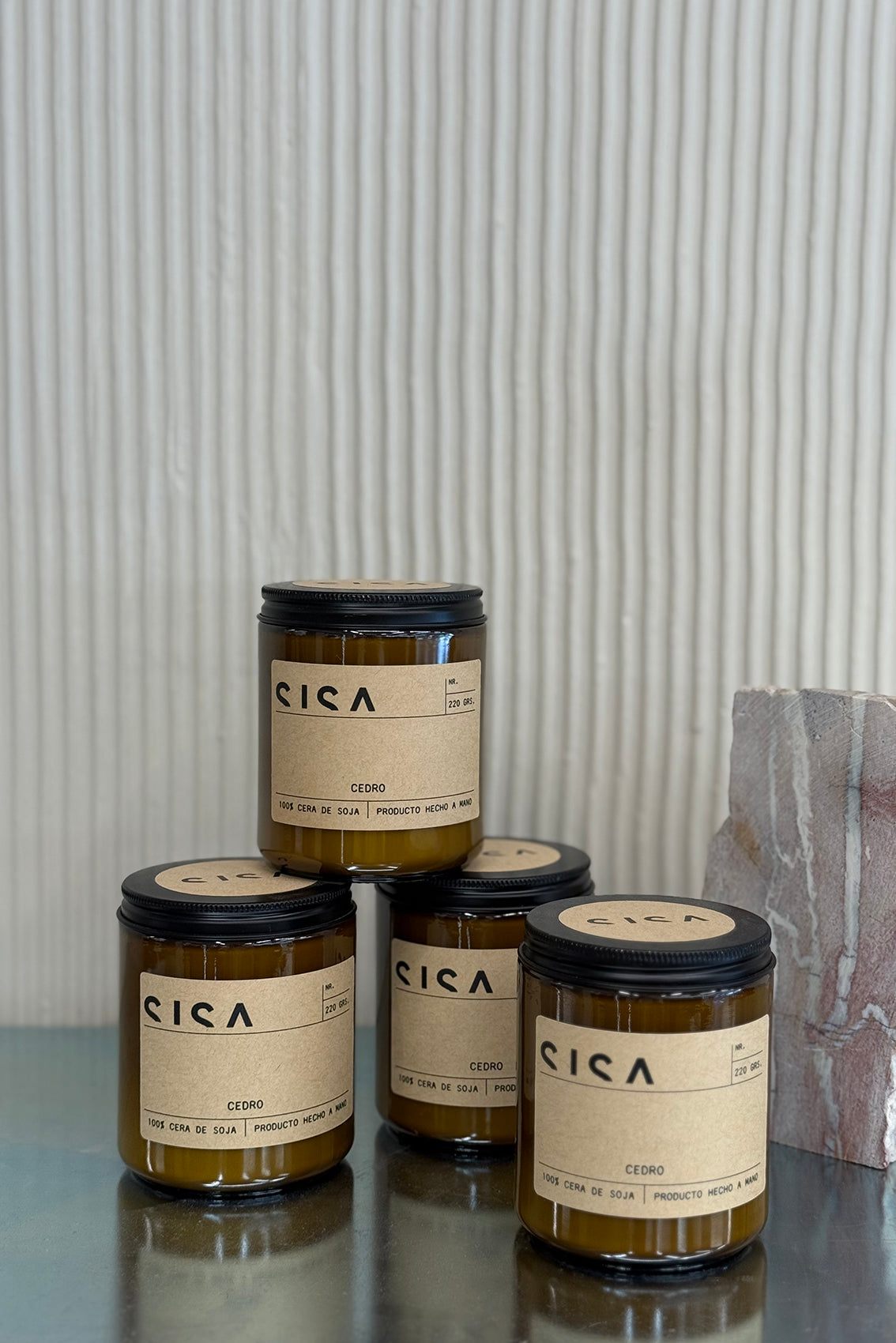 Cedarwood Hand-Poured Candle