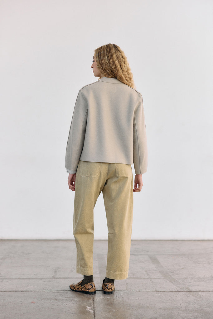 Chaqueta Felted Alpaca/Lana - Arena