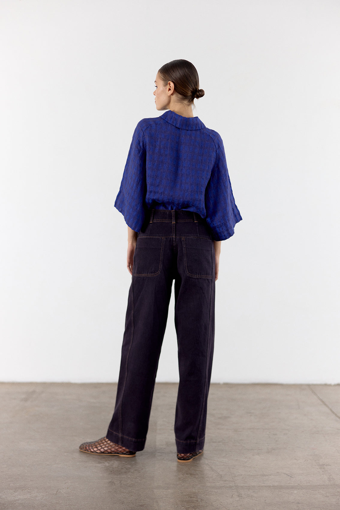 Straight-Fit Recycled Denim Jeans - Medianoche