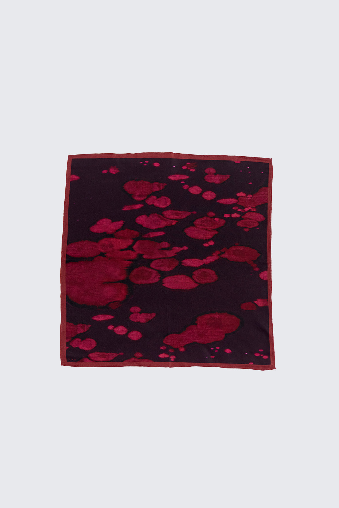 Small Silk Bleach Printed Scarf - Granada