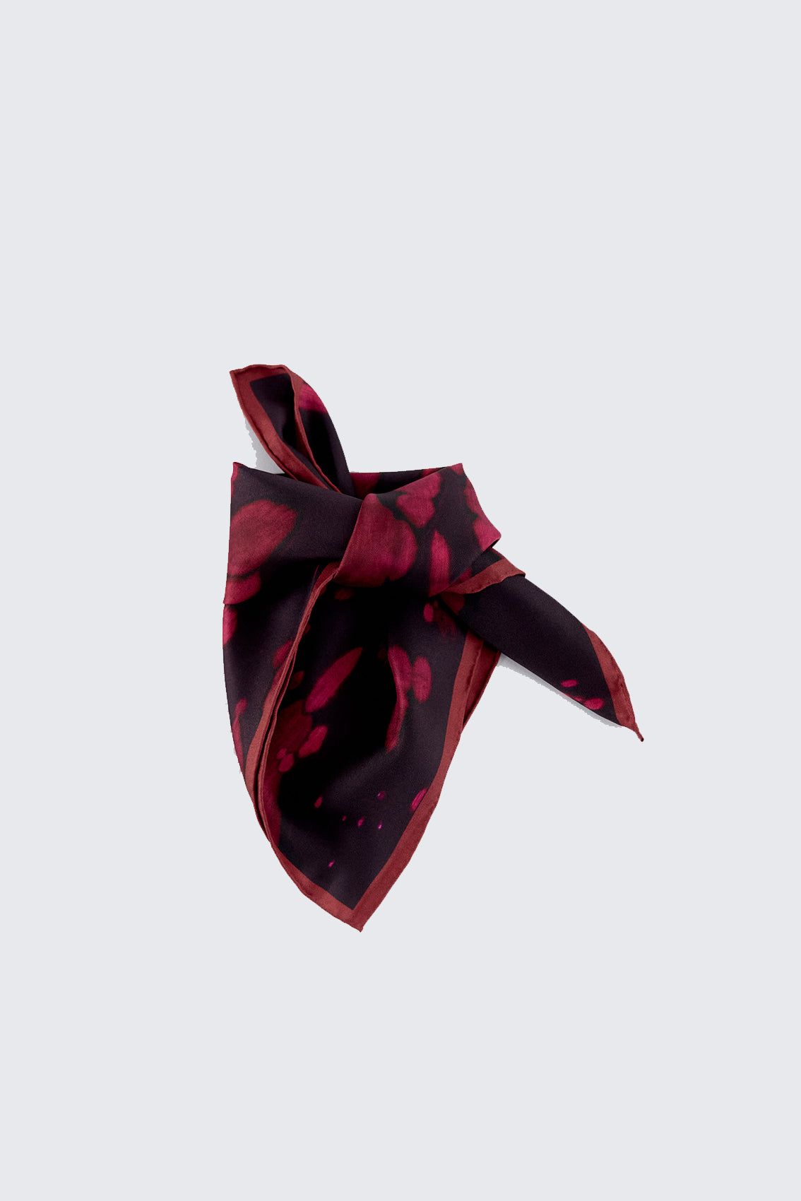 Small Silk Bleach Printed Scarf - Granada
