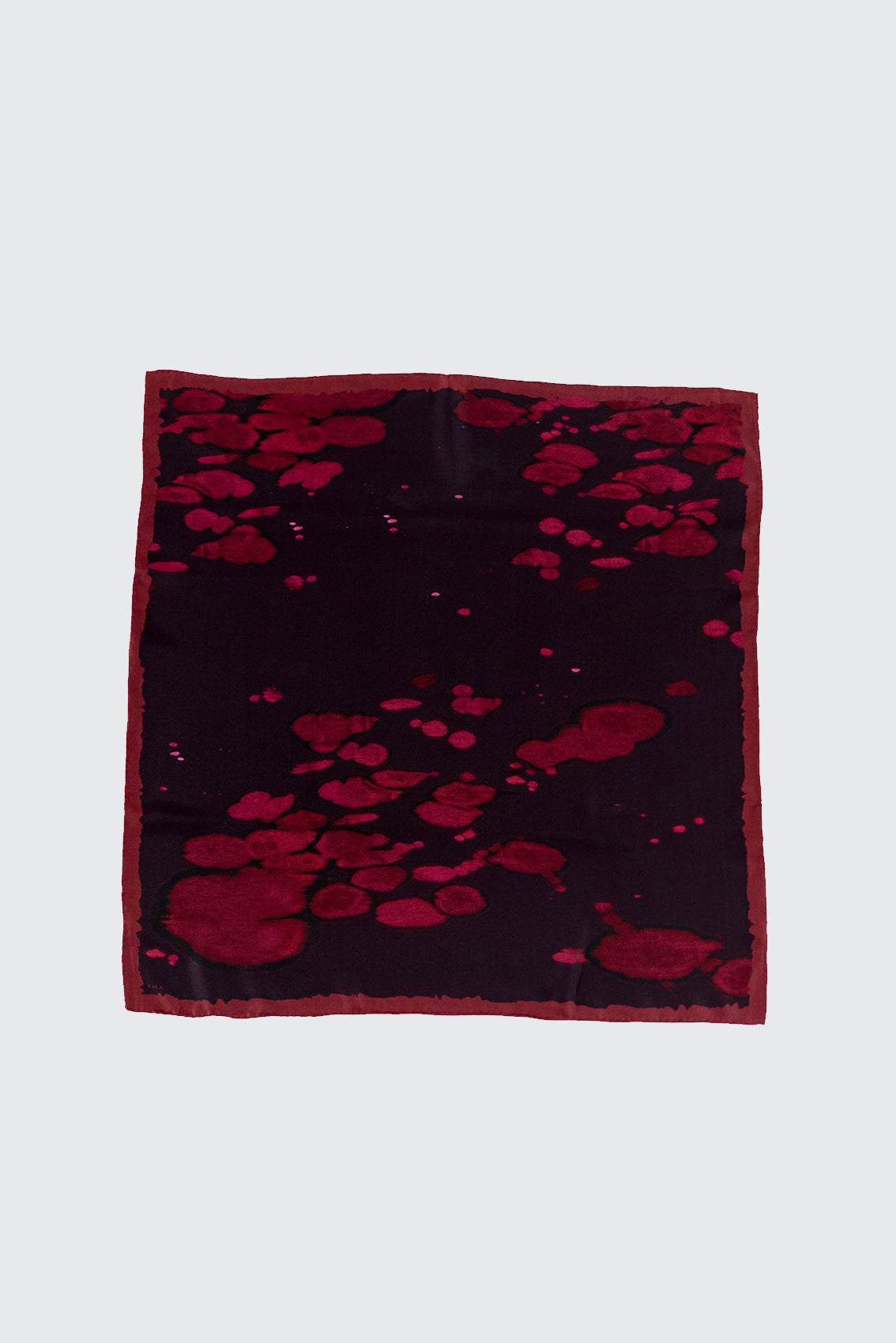 Medium Silk Bleach Printed Scarf - Granada