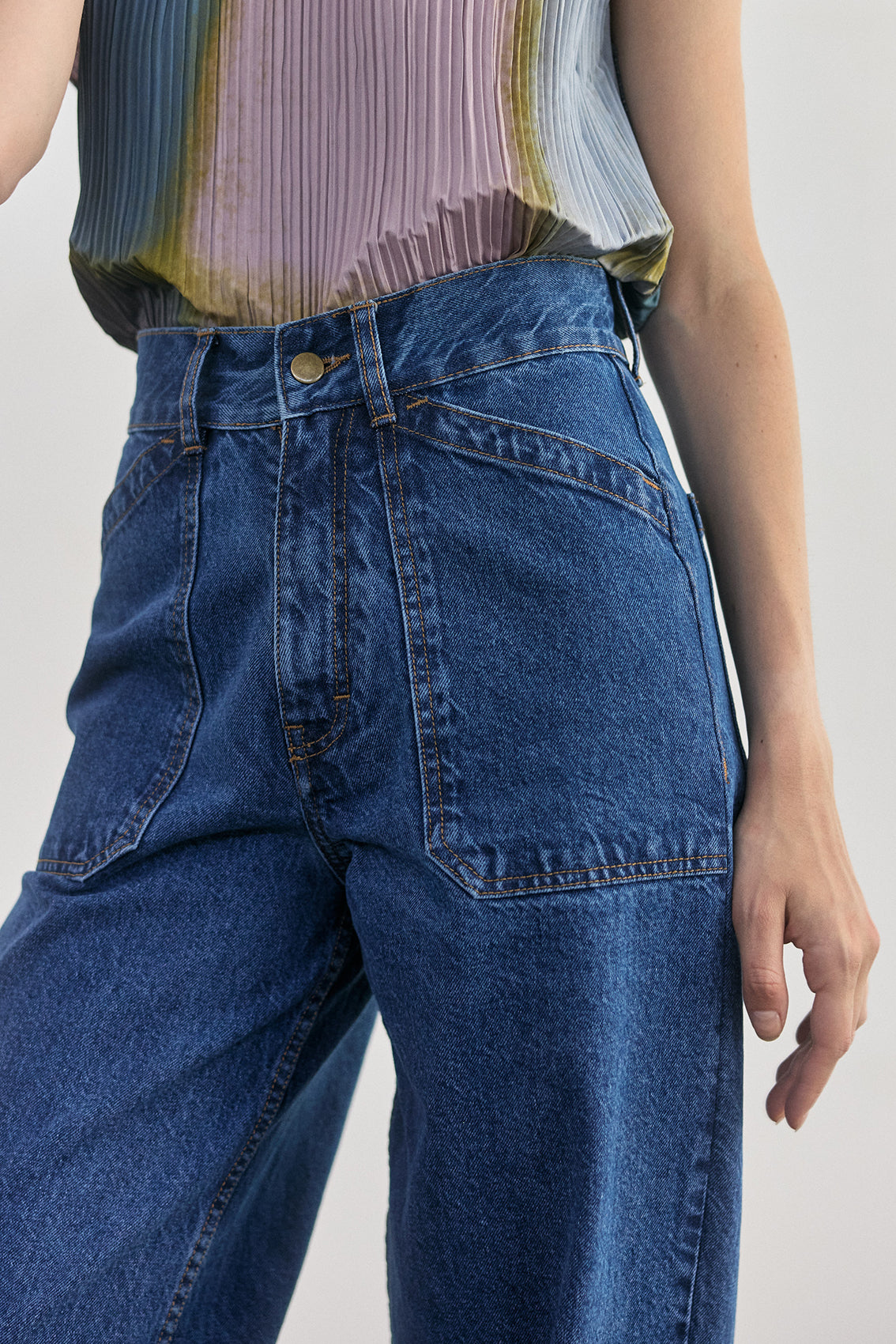 Jeans Worker Denim Reciclado - Índigo