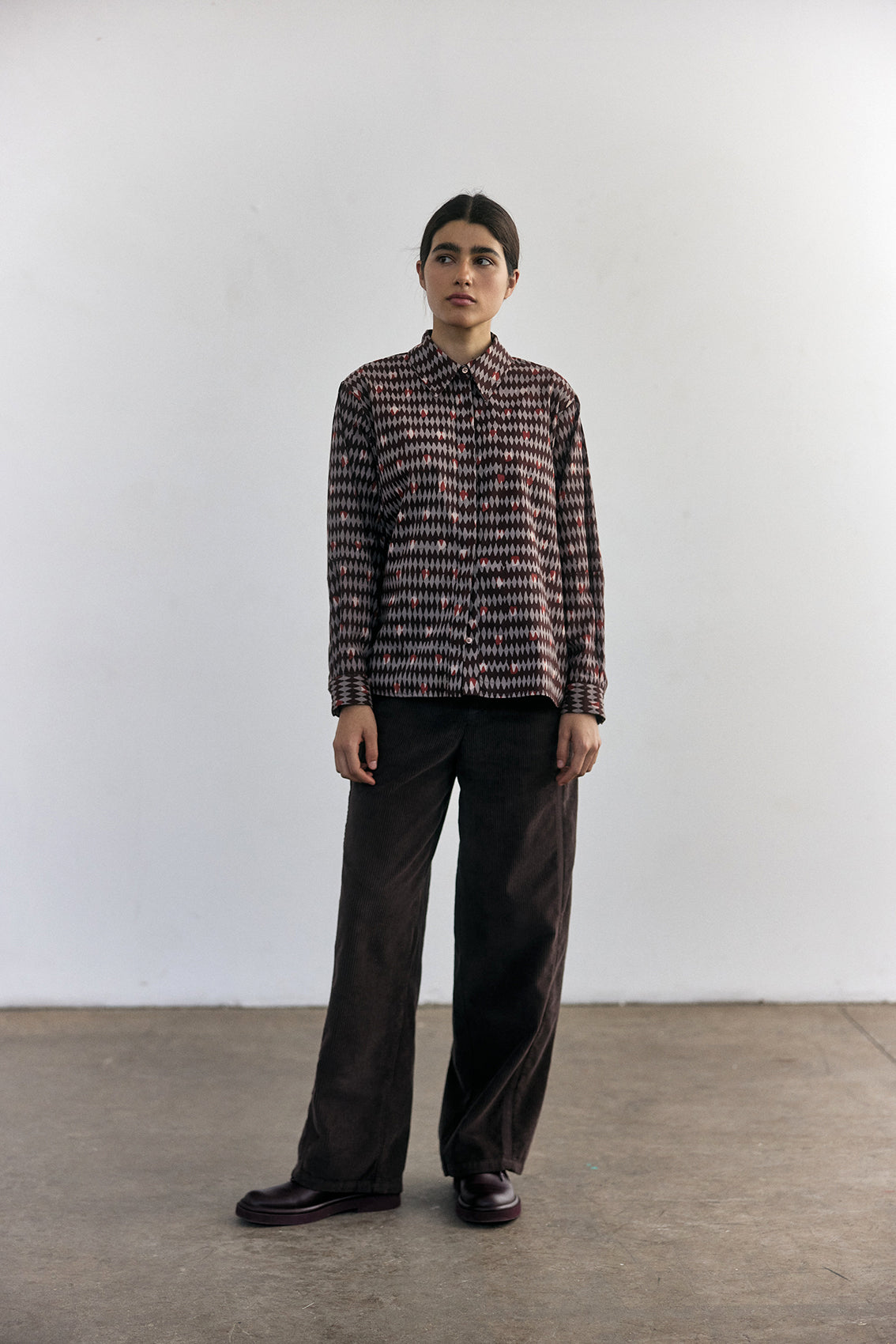 Blusa Oversized Algodón Block Print - Rombos [More coming SOON]