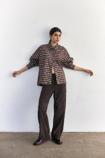 Blusa Oversized Algodón Block Print - Rombos [More coming SOON]
