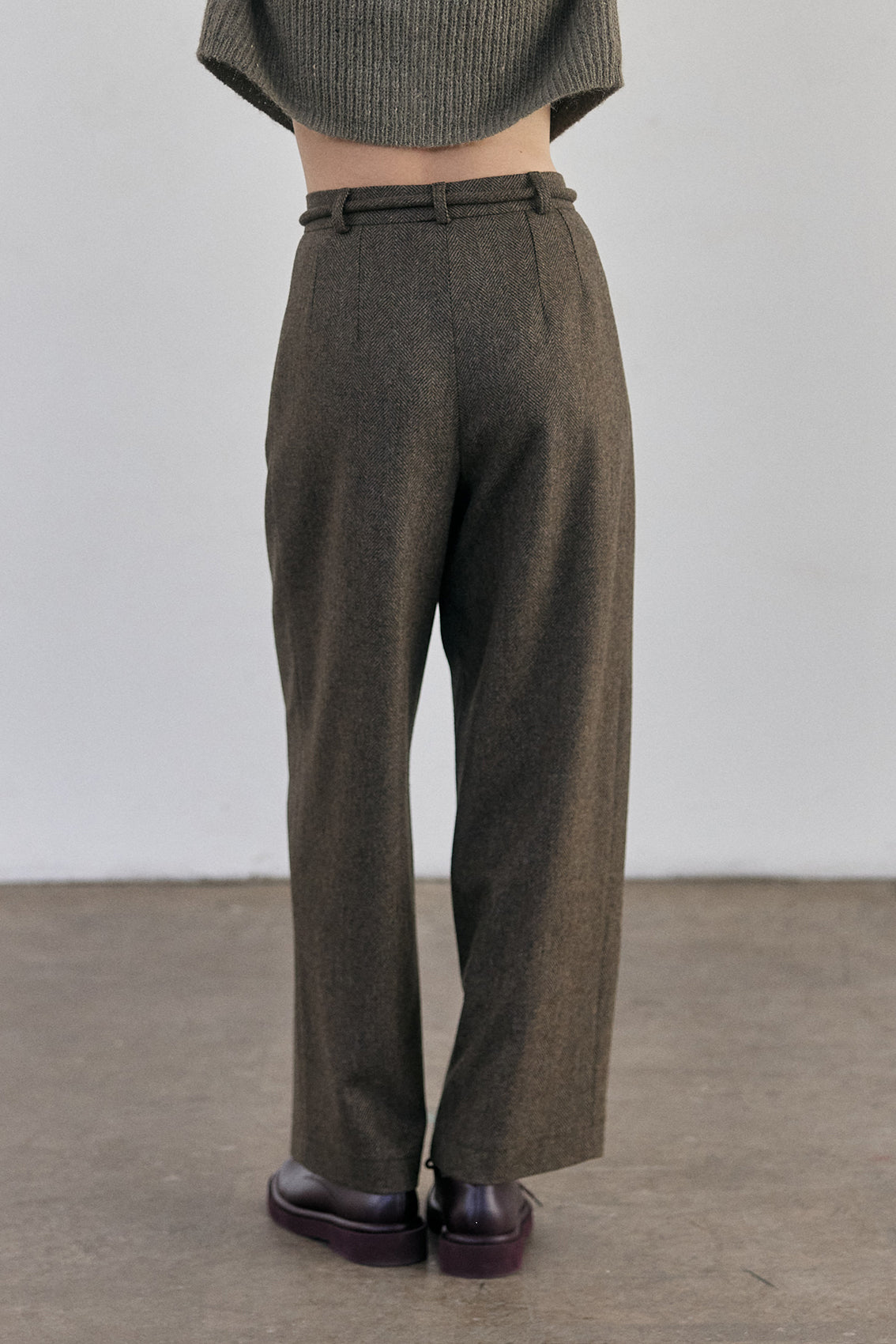 Pantalón de Lana - Taupe