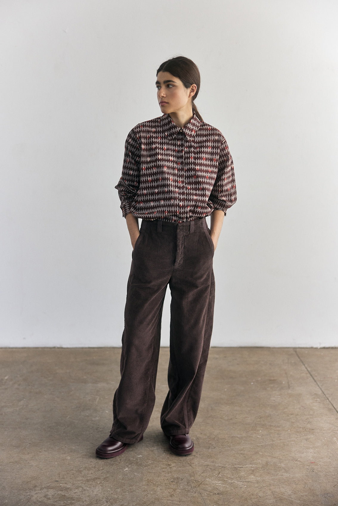 Blusa Oversized Algodón Block Print - Rombos [More coming SOON]