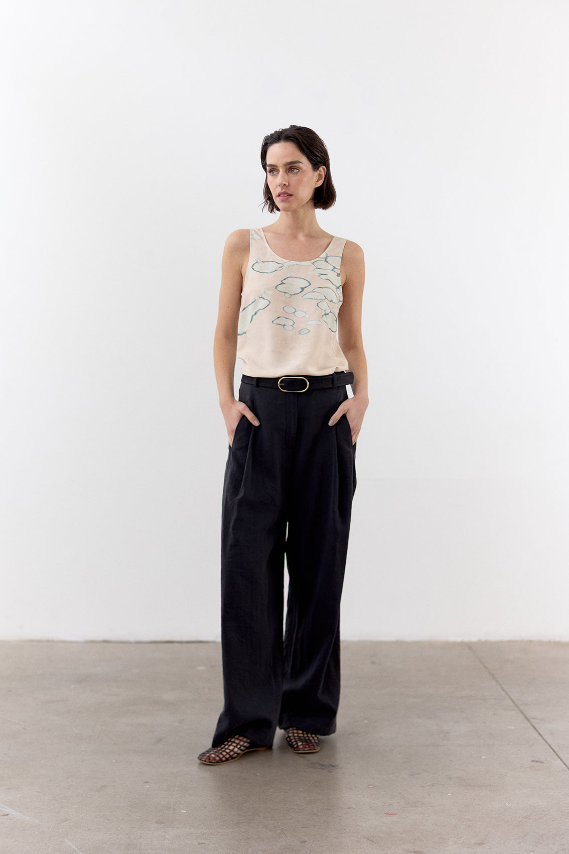 Top Seda Clorada - Crema