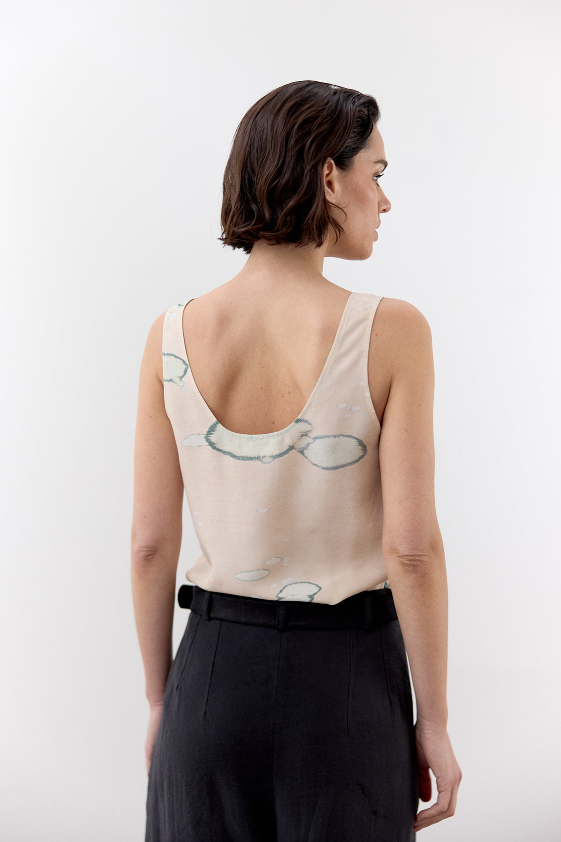 Top Seda Clorada - Crema