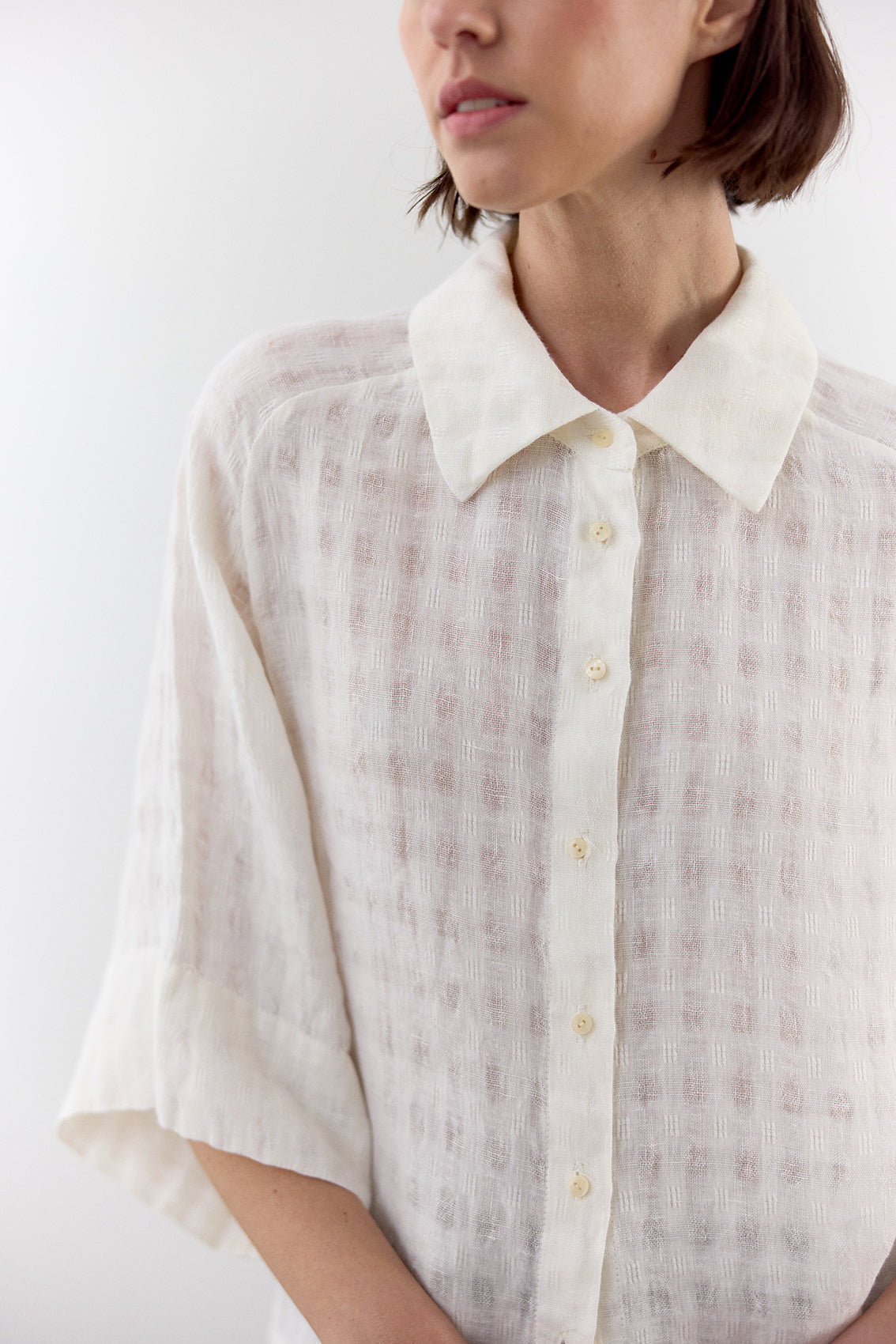 Gingham Linen Shirt - Sal