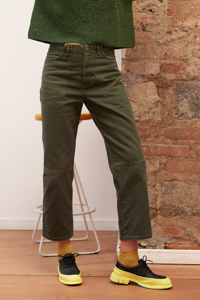 Straight Utility Jeans - Bosque