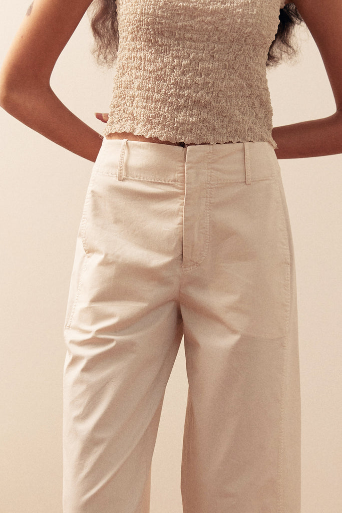 Straight-Fit Pant Cotton Gabardine - Arena