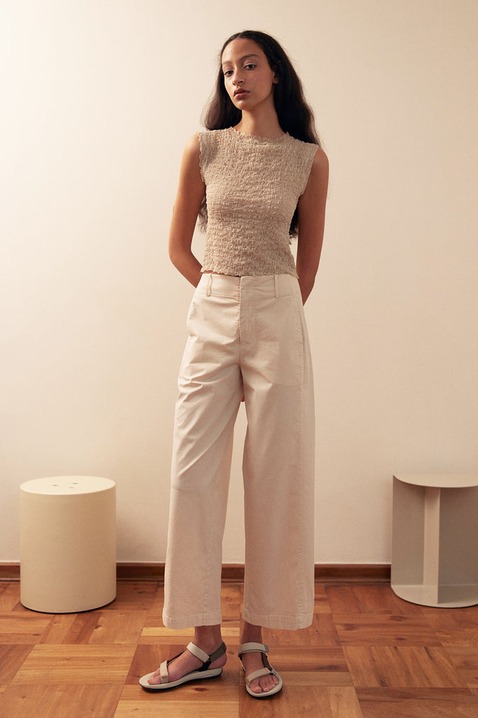 Straight-Fit Pant Cotton Gabardine - Arena