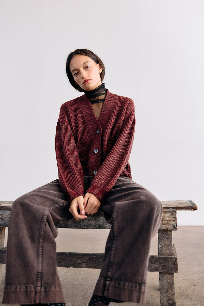 Straight-Fit Recycled Denim Jeans - Ónix