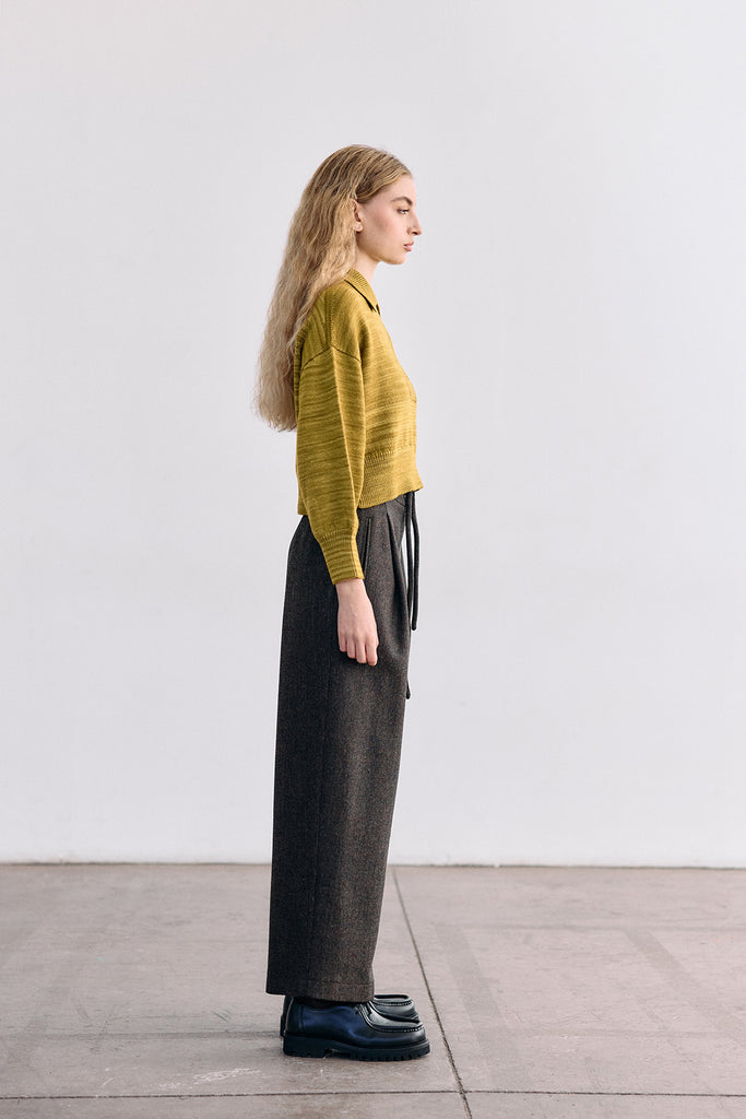 Sweater Hand-Dyed Lana Merino - Ocre