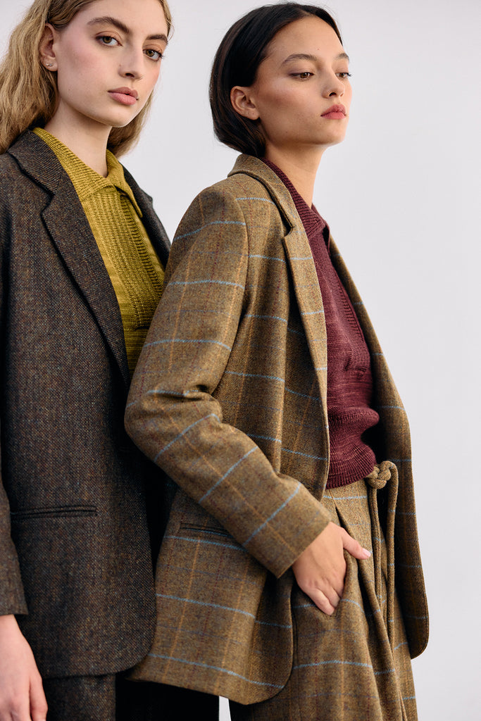 Chaqueta Sastre Lana - Mix Oliva