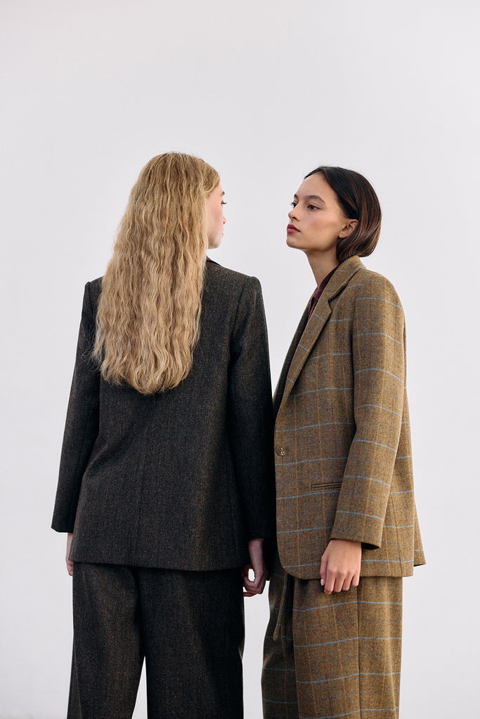 Chaqueta Sastre Lana - Mix Oliva