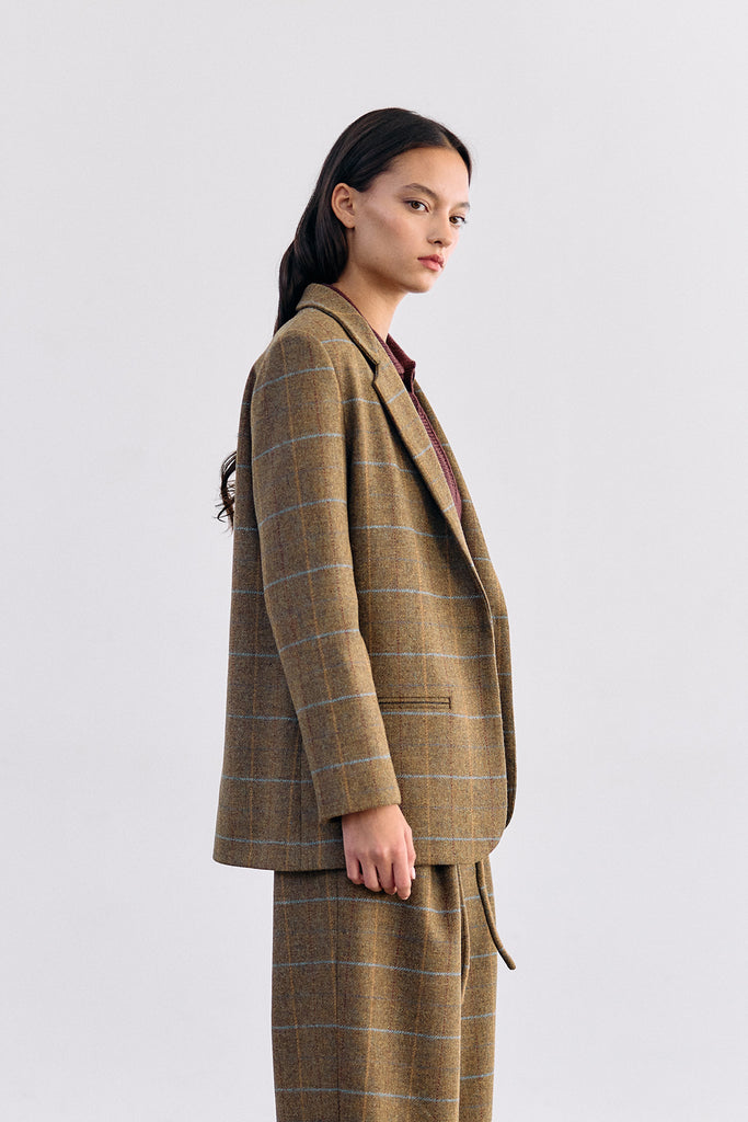 Chaqueta Sastre Lana - Mix Oliva