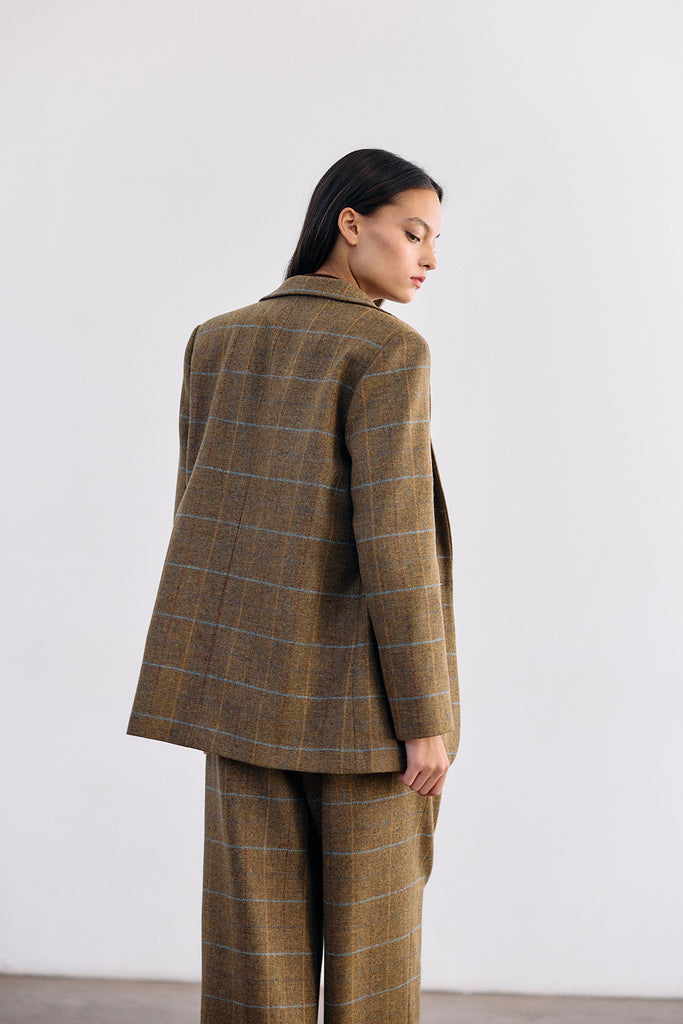 Chaqueta Sastre Lana - Mix Oliva