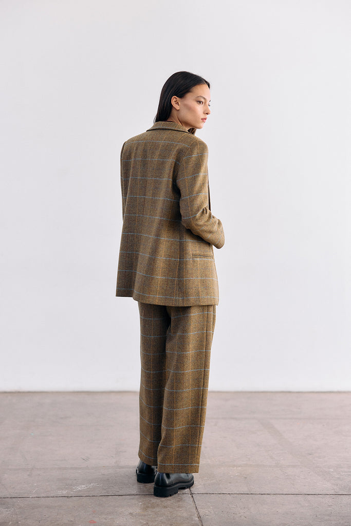 Chaqueta Sastre Lana - Mix Oliva