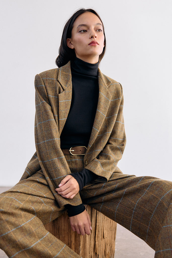 Chaqueta Sastre Lana - Mix Oliva