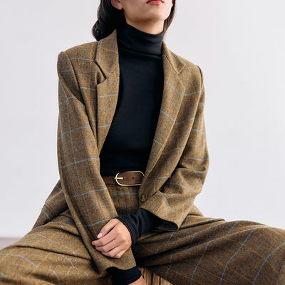Chaqueta Sastre Lana - Mix Oliva