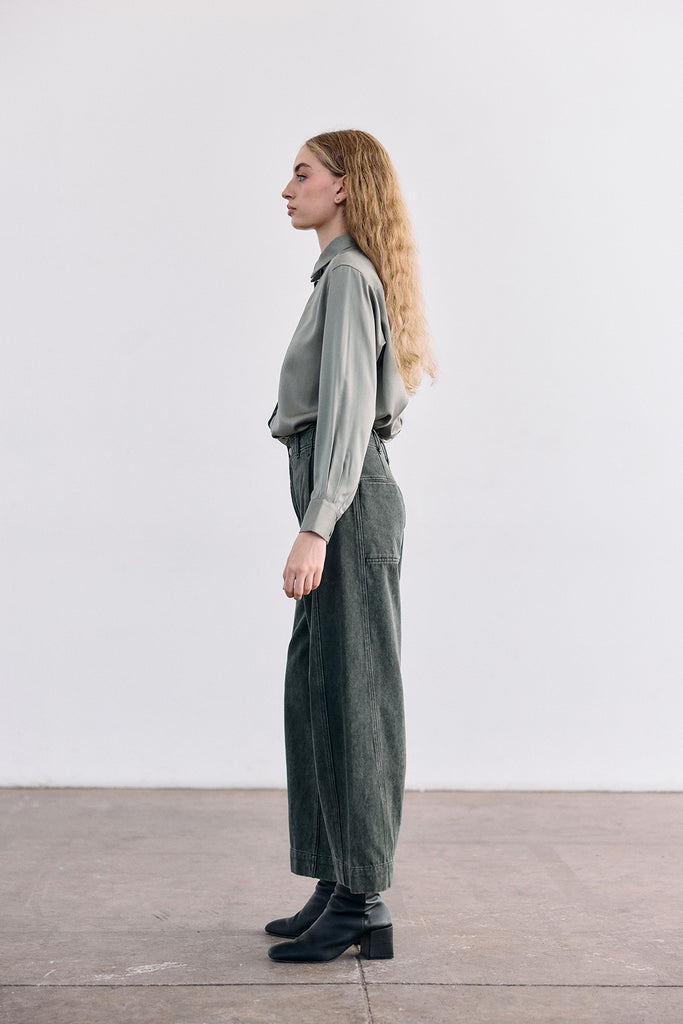 Straight-Fit Recycled Denim Jeans - Musgo