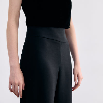 Pantalón Pretina Curva - Ónix