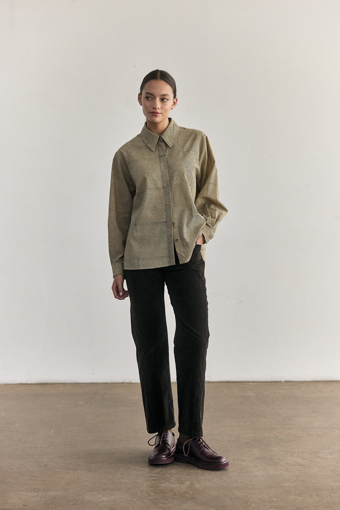 Blusa Oversized Algodón Block Print - Rayas [More coming SOON]