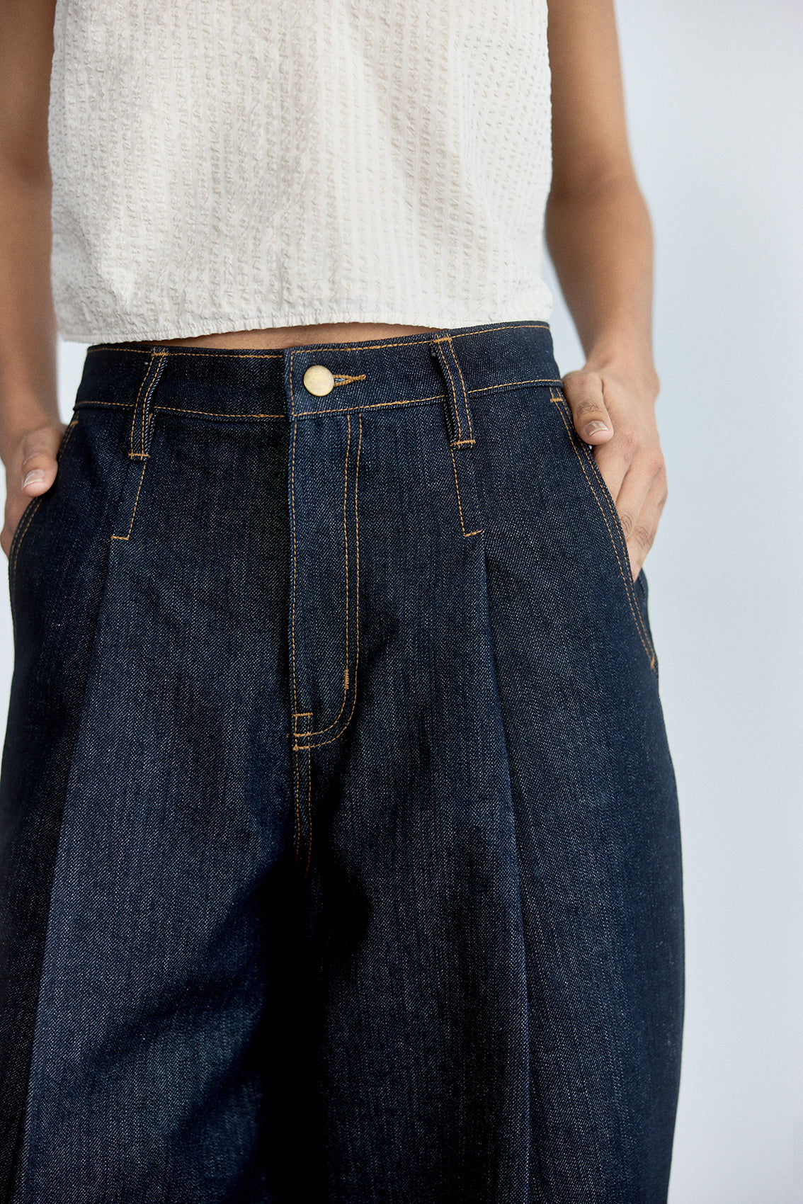 [COMING SOON] Jeans Pinzados Algodón - Índigo