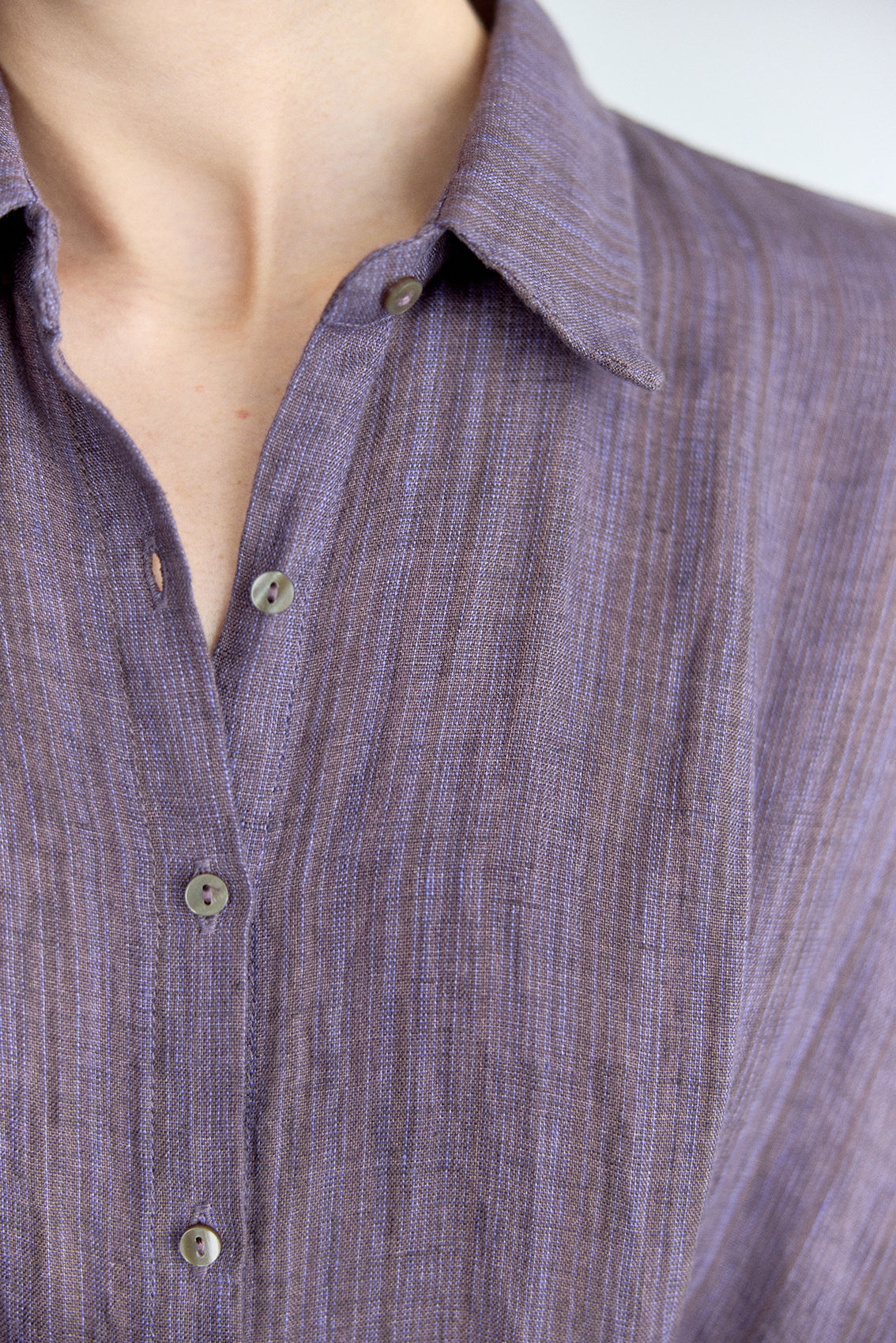 Vestido Camisero Anudado Lino - Iris