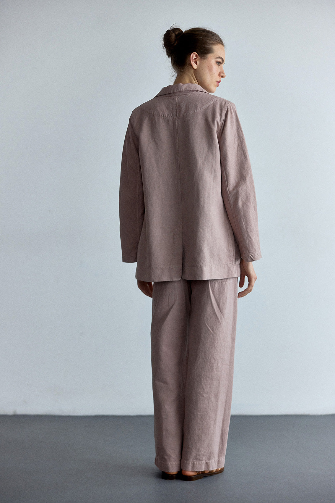 Chaqueta Lino/Algodón - Magnolio