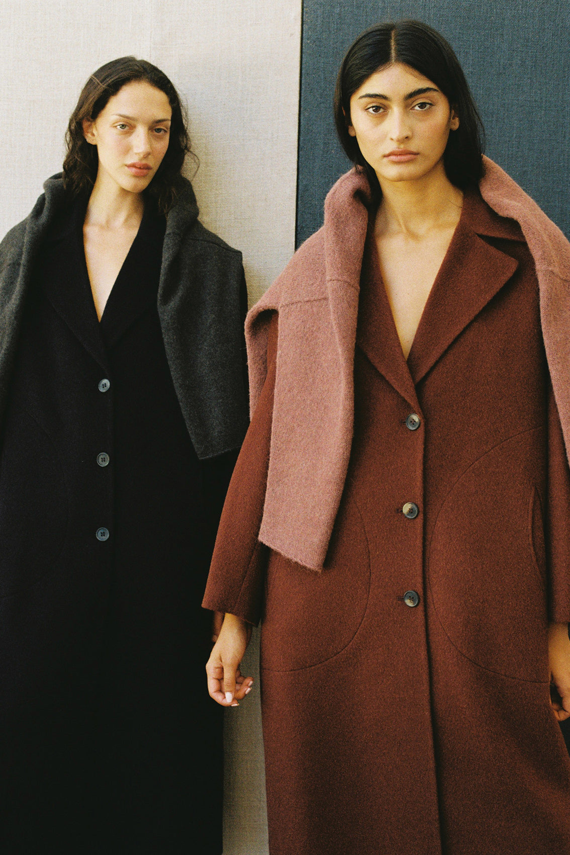 Abrigo Largo Baby Alpaca - Óxido