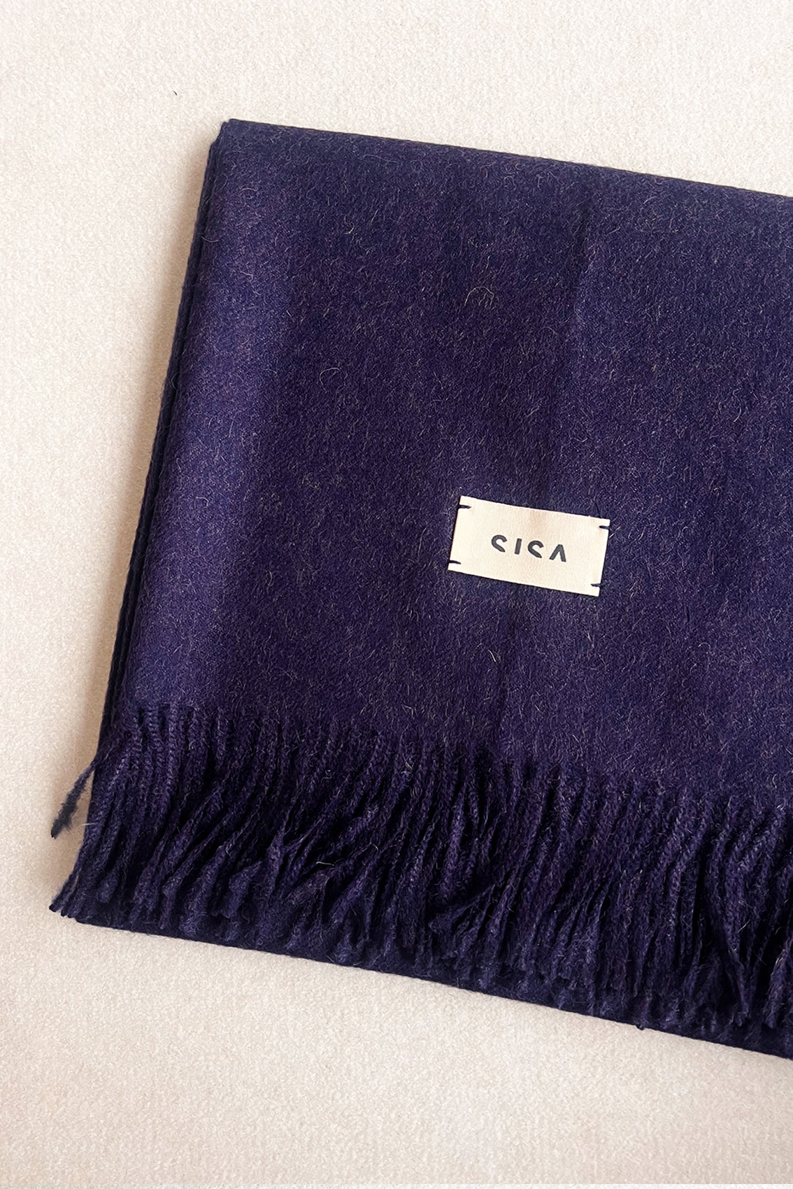 Wide Baby Alpaca Scarf