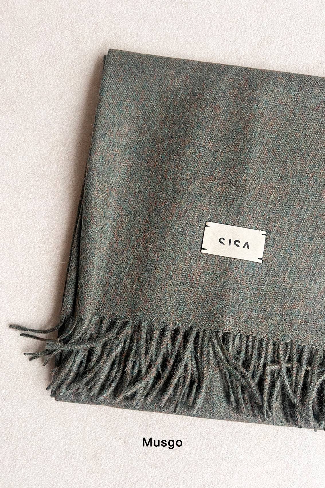 Wide Baby Alpaca Scarf